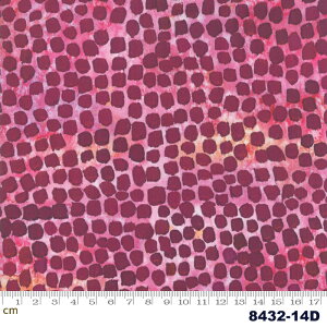 �yModa ���_�zBrightly Blooming-8432-14D(2D-01) �p�[�v���n �s���N�n ���b�h�n �e�N�X�`���[���y10cm�P�ʔ̔��z