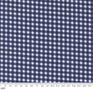 【Moda モダ】Farm And Garden-7480-16(3A-02) ブルー ギンガムチェック シンプル ベーシック コットン100% シーチング 110cm幅【10cm単位販売】