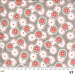 yModa _zFigs & Shirtings-20392-17(2E-03) O[n zCgn bhn ԕ Rbg100% V[`O y10cmPʔ̔z