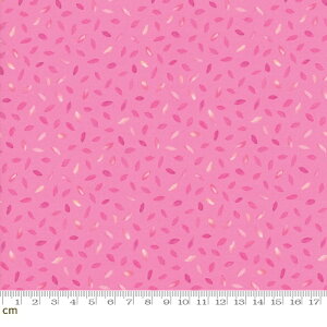 【Moda モダ】Flights of Fancy(ファイト オブ ファンシー)-33464-17(2D-03) 植物 羽 葉 ピンク系 綿毛 コットン100% シーチング【10cm単位販売】