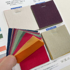 【48色の生地が届く！GEORGIA(ジョージア)の布生地サンプル帳】エコテックス認証 片面ピーチ起毛 オックス生地
