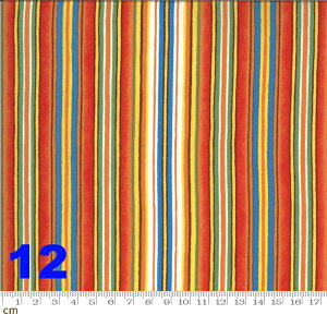 【Moda モダ】Homegrown Salsa-19972-12(2E-03) グリーン系 ブルー系 レッド系 ブラック系 ホワイト系 ストライプ コットン100% シーチング【10cm単位販売】