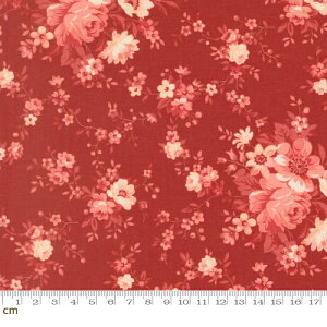 �yModa-k ���_�zPetals And Polka Dots-3080-20(3A-07) �ԕ� �N���V�b�N ���B���e�[�W �G���K���g ���b�h�n ���킢�� �V�[�`���O 110cm�� �p�b�`���[�N �n���h���C�h�y10cm�P�ʔ̔��z