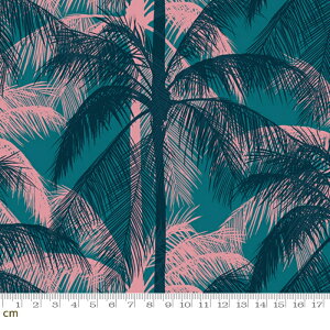 �yRuby Star�zPoolside Too-RS5197-15(3A-10) ���V�̖ؕ� �p�[���c���[ �� summer �_�[�N�O���[���n �s���N�n �J���t�� �|�b�v ���킢�� �V�[�`���O 110cm�� �p�b�`���[�N �n���h���C�h�y10cm�P�ʔ̔��z