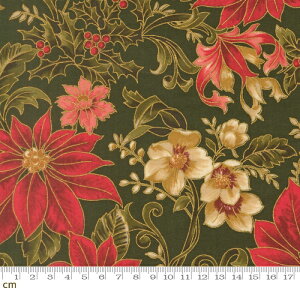 �yModa ���_�zMerry Manor Metallic 2025-33860-13M(3A-05) �N���X�}�X �|�C���Z�`�A �q�C���M ���^���b�N �O���[���n �V�[�`���O 110cm�� �p�b�`���[�N �n���h���C�h�y10cm�P�ʔ̔��z
