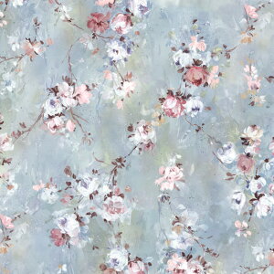 【nora. ノラ】22SP-FR1090(1F-06)(1F-11) 小花柄 ブルーグレー アンティーク コットン100% シーチング 110cm幅【10cm単位販売】