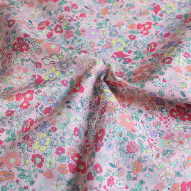 【nora. ノラ】23SP-FR1230(1F-03) 小花柄 うさぎ柄 ファンシー かわいい コットン100% シーチング 110cm幅【10cm単位販売】