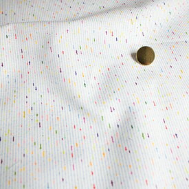 【nora. ノラ】23SU-ST1169(3D) ストライプ ライトブルー ピンク ブルー ポップ ファンシー かわいい コットン100% シーチング 110cm幅【10cm単位販売】