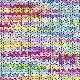 【くまみきセレクションP20倍】【nora. ノラ】21FA-ST1015(3D) ニット柄 ヘリンボーン 柄 生地 カラフル ストライプ マルチカラー コットン100% 綿100% シーチング プリント生地 可愛い生地 かわいい生地 シーチング生地 コットン生地柄 110cm幅【10cm単位販売】