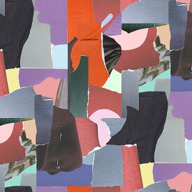 【nora. ノラ】21FA-ST1052(3D) 色紙柄 ブルーグレー スタイリッシュ コットン100% シーチング 110cm幅【10cm単位販売】