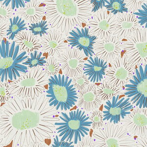 �ynora. �m���z23WI-FR1256-OX-B(3D) �ԕ� �t�����[ �{�^�j�J�� �}�[�K���b�g�[ �v�����g �p�X�e�� �u���E�� �u���[ �F���M �R�b�g��100% �I�b�N�X���n 110cm���y10cm�P�ʔ̔��z