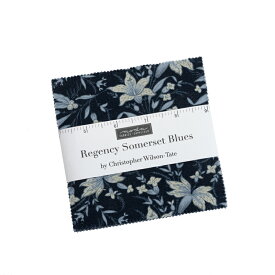 【クーポン最大500円OFF！】Regency Somerset Blues-42360PP(42枚) 花柄 植物柄 ベージュ ブルー イエロー アンティーク プレカット カットクロス カット生地