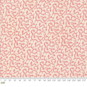 【Moda モダ】Sallys Stitches-31715-12(3A-05) 花柄 小花柄 植物柄 ボタニカル エレガント クラシック シーチング 110cm幅 パッチワーク ハンドメイド【10cm単位販売】