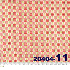 【Moda モダ】Strawberries & Rhubarb-20404-11(2E-05) 小花柄 チェック柄 レッド グリ−ン 薔薇 春 可愛い コットン100% シーチング【10cm単位販売】