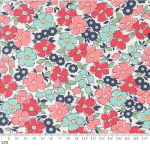 【Moda モダ】Summertime-55323-11(3A-02) 小花柄 敷き詰め レトロ カラフル コットン100% シーチング 110cm幅【10cm単位販売】