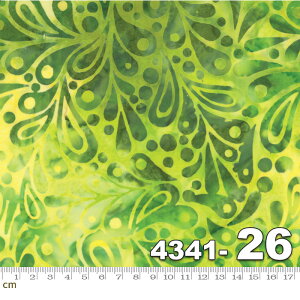 yModa _zWild Wave Batiks-4341-26(oeBbN)(2C-02) O[n CG[n eNX` 􉽊w oeBbNy10cmPʔ̔z