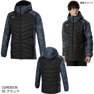 【ミズノ】テックフィルブレスサーモコート 発熱機能/保温/撥水機能/メンズ/MIZUNO(32MEB536)