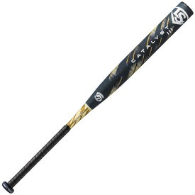 【ルイスビルスラッガー】ソフトボール用バット カタリスト3 BT　ミドルバランス/3号/ゴムボール/Louisville Slugger(WBL4087010) ネイビー×ゴールド