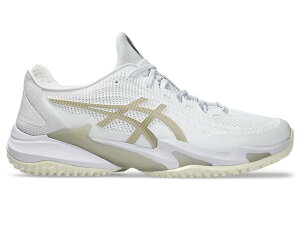 �y�A�V�b�N�X�zCOURT FF 3OC �R�[�gFF/�I���j�N���[/�e�j�X�V���[�Y�@�A�V�b�N�X/asics(1041A369) 107 White/Putty