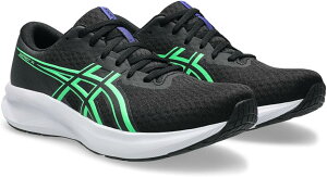 �y�A�V�b�N�X�zPATRIOT 14 �����j���O�V���[�Y/asics(1011C050)006 BLACK/VITALGREEN