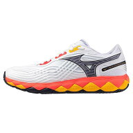 【ミズノ】ウエーブエンフォースツアー2 AC オールコート用/MIZUNO (61GA2500) 60 ホワイト×コーラル×…