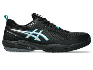 �y�A�V�b�N�X�z�v���X�e�[�W�l�I OC PRESTIGE NEO OC WIDE/�I���j�E�N���[�R�[�g�p/�e�j�X�V���[�Y�A�V�b�N�X/asics(1043A029) 001 Black/Pure Silver