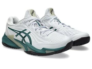 �y�A�V�b�N�X�zCOURT FF 3 �I�[���R�[�g/�e�j�X�V���[�Y/asics(1041A370) 107 White/Foggy Teal