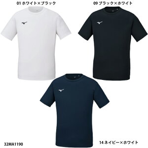 ネコポス(クロネコゆうパケット)選択可【ミズノ】ナビドライ Tシャツ NAVIDRY/半袖Tシャツ/Tシャツ/MIZUNO(32MA1190)