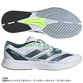 【アディダス】ADIZERO RC 5　アディゼロ/ランニングシューズ/adidas(LIZ84)ID6914 フットウェアホワイト/アークティックナイト/ワンダーブルー