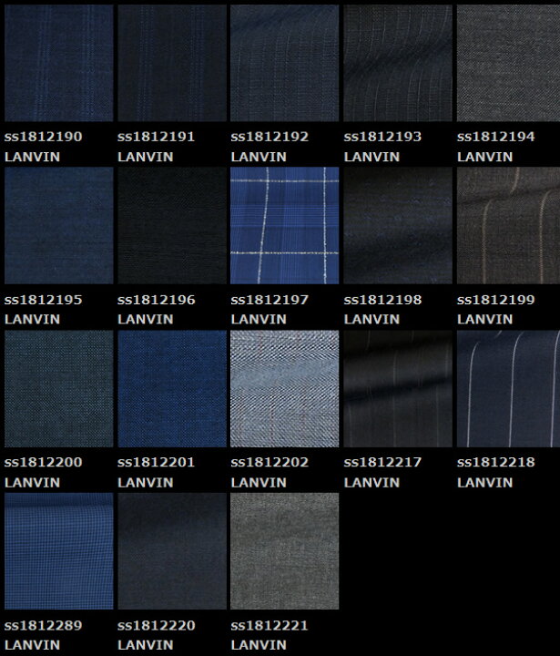 楽天市場】オーダーメイド スーツ LANVIN ランバン 春夏向け艶の良い 