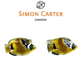 熱帯魚 モチーフ カフス / Simon Carter Under The Sea Tropical Fish Cufflinks真鍮　魚