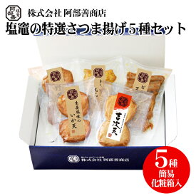 塩竈特撰 揚げ天5種セット さつま揚げ 揚げかまぼこ ギフト 真空包装 塩釜 しおがま おつまみ 肴 おかず