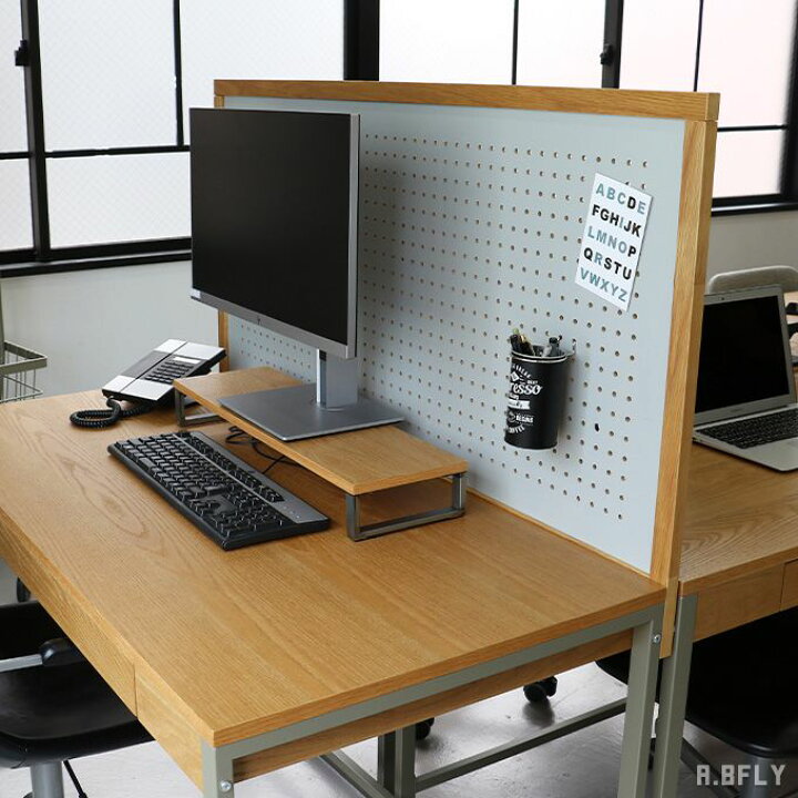 楽天市場】デスクパーテーション パンチングボード デスク用品 