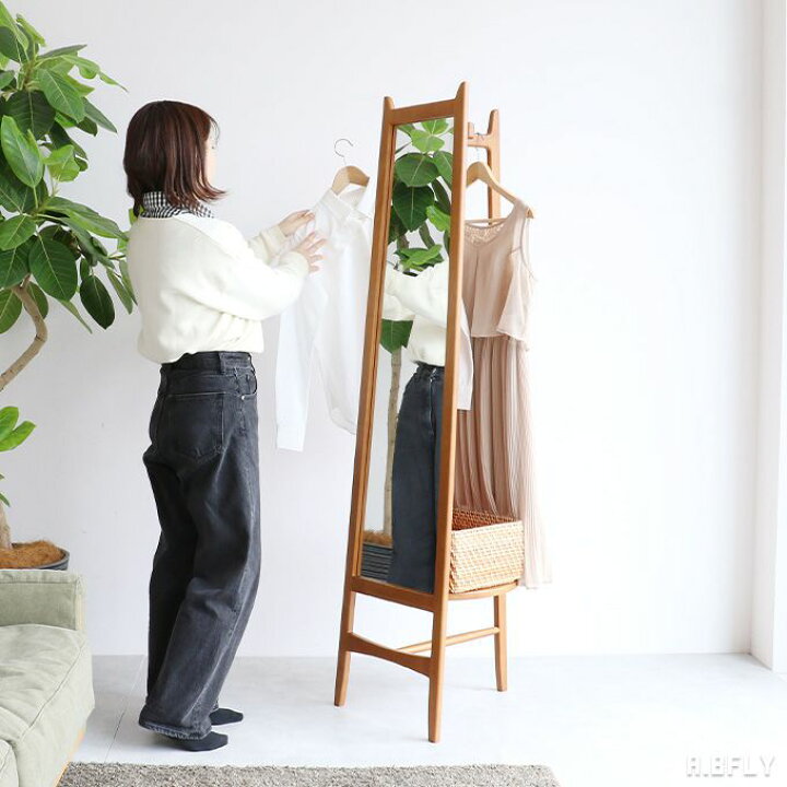 楽天市場】ミラー 鏡 姿見 スタンドミラー 自立式 全身鏡 全身ミラー 