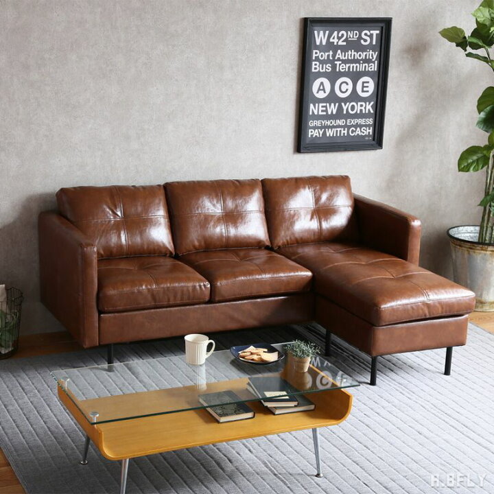楽天市場】3人掛けカウチソファ 3Pソファー sofa 三人掛け ソファー 