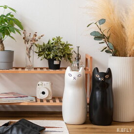 【最大6,000円クーポン配布中】傘立て アンブレラスタンド 玄関収納 置物 猫 黒猫 白猫 茶猫 cat ネコ 陶器 小物収納 カサ収納 ガーデニング雑貨 雑貨 ディスプレイ オブジェ お洒落 可愛い[LF]