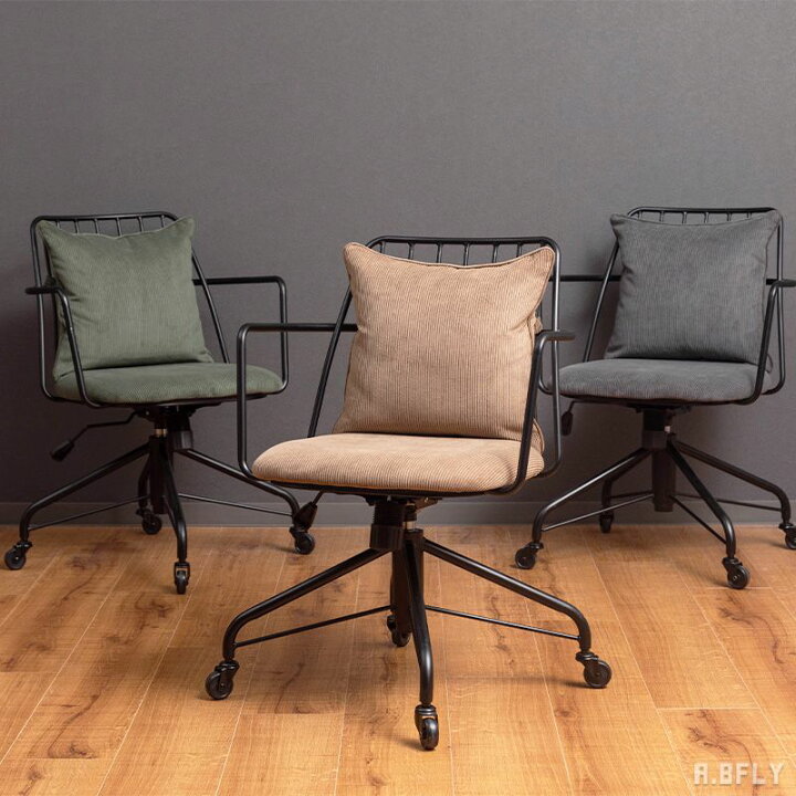 楽天市場】デスクチェア オフィスチェア チェア 学習椅子 コーデュロイ  