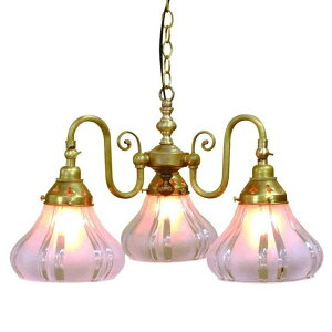 シャンデリア アンティーク 照明 ライト 天井 間接照明 クラシカル スポットライト レトロ ショップ リビング 寝室 玄関 アクセント ガラスシェード 3灯 ゴージャス 豪華 ゴールド