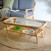 楽天市場】籐製 ラタン（センターテーブル・ローテーブル｜テーブル  