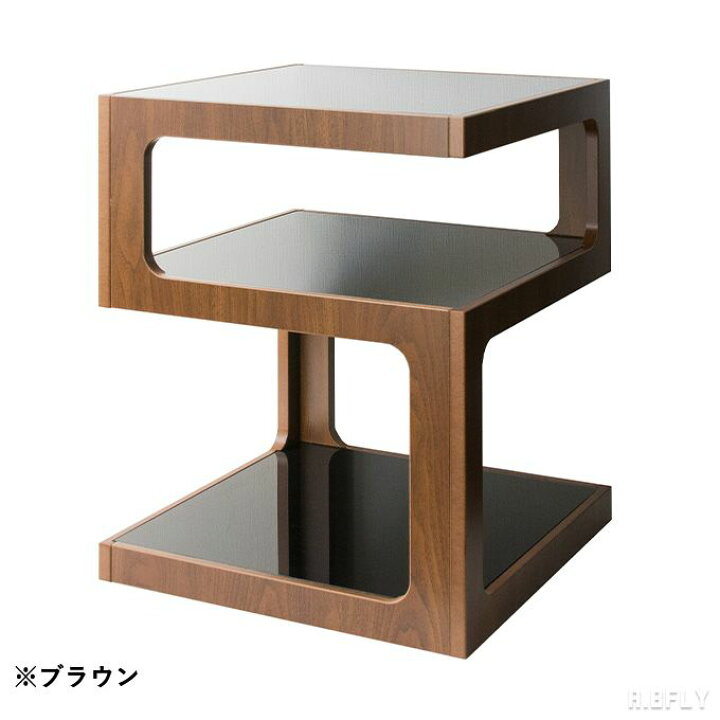 サイドテーブル 強化ガラス モダンなデザイン 多目的（楽天市場  