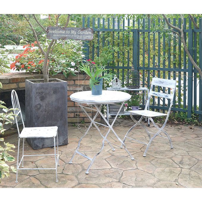 ガーデニング エクステリア ガーデンチェア チェア 椅子 いす イス アイアン アンティーク/ | A.BFLY ア.ビーフライ