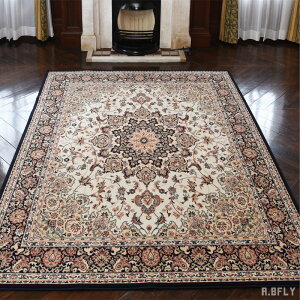 【エジプト製】ウィルトン織 カザック柄 ウール100% ウールマーク品質 ラグ カーペット ラグマット マット 絨毯 じゅうたん 敷物 レトロ アンティーク リビング ダイニング 新生活 長方形