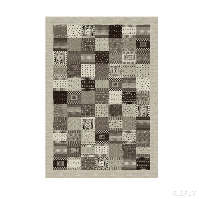 楽天市場】【ベルギー製】ウィルトン織絨毯 ギャベ柄 ラグ カーペット