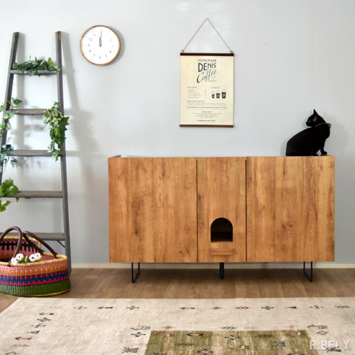 楽天市場】【A.BFLY限定商品】にゃうんたー サイドボード 猫 トイレ 