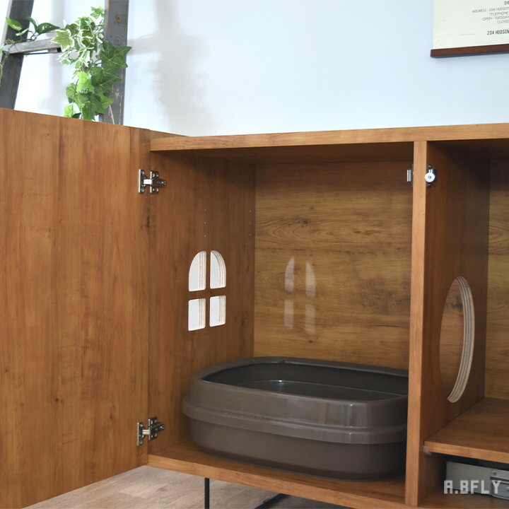 楽天市場】【A.BFLY限定商品】にゃうんたー サイドボード 猫 トイレ 