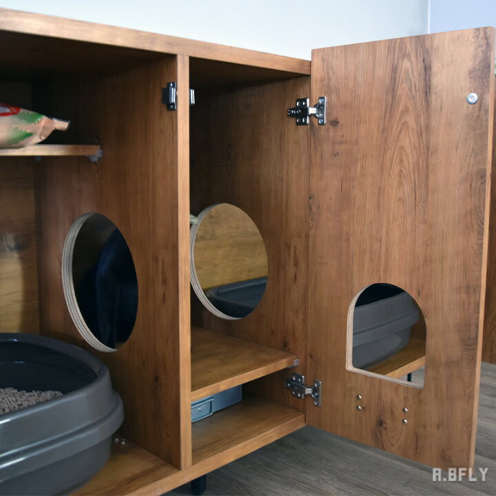 楽天市場】【A.BFLY限定商品】にゃうんたー サイドボード 猫 トイレ 