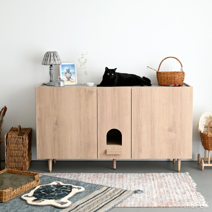 楽天市場】【A.BFLY限定商品】にゃうんたー サイドボード 猫 トイレ 