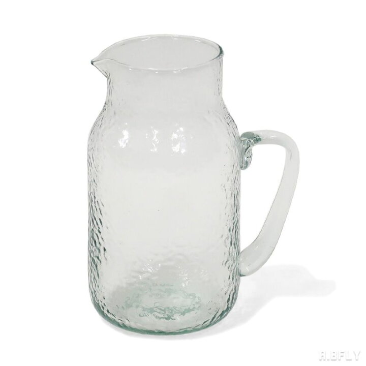 楽天市場】ガラスピッチャー 花瓶 水差し 硝子 1200ml ハンドメイド 