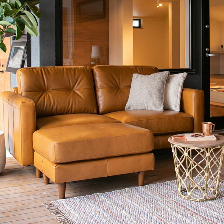 楽天市場】【オットマンセット】最高級ソファ ソファオイルレザー 総革  