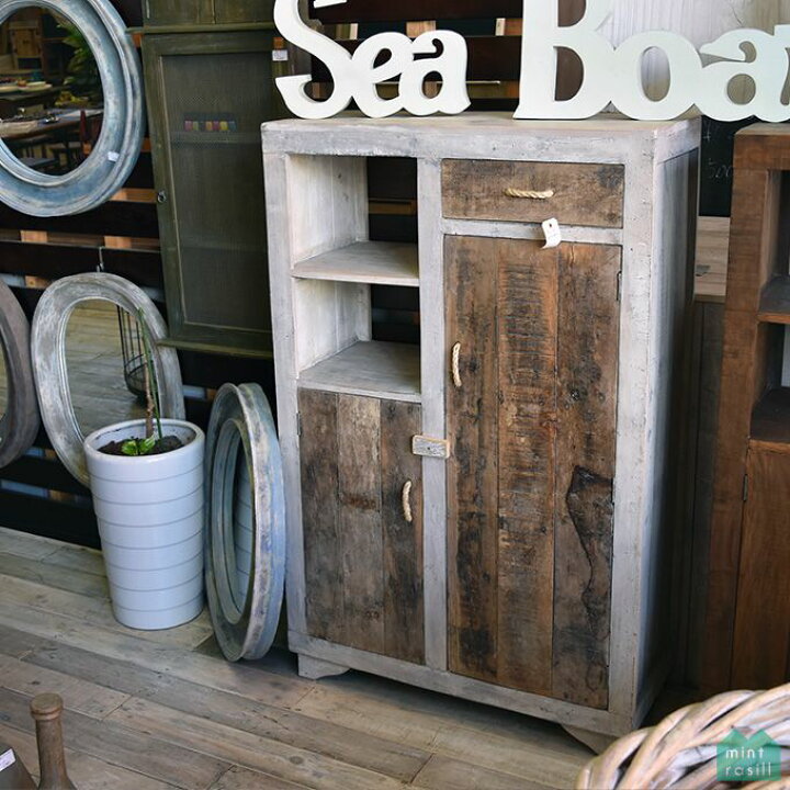 楽天市場】カップボード キャビネット 食器棚 キッチン収納 チェスト 
